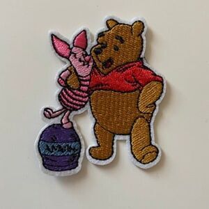 Pooh and Piglet Iron on patch